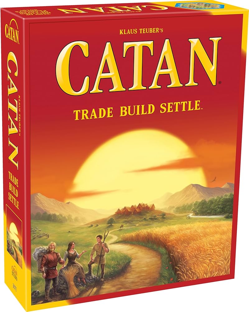 Kultowa gra planszowa o handlu surowcami i budowaniu osad na wyspie Catan