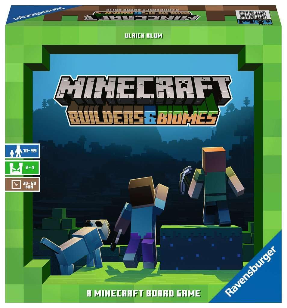 Strategiczna gra planszowa z klockami i kartami, inspirowana popularną grą komputerową Minecraft