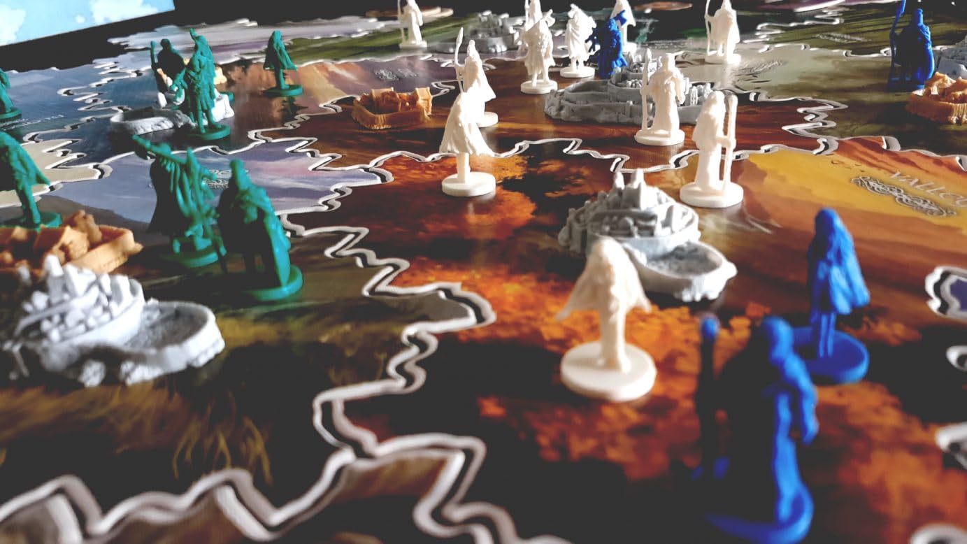 Kolonizacja nowych planet w fazie ekspansji Gracz układa żetony kolonii na hexach pustych sektorów kosmicznych mapy