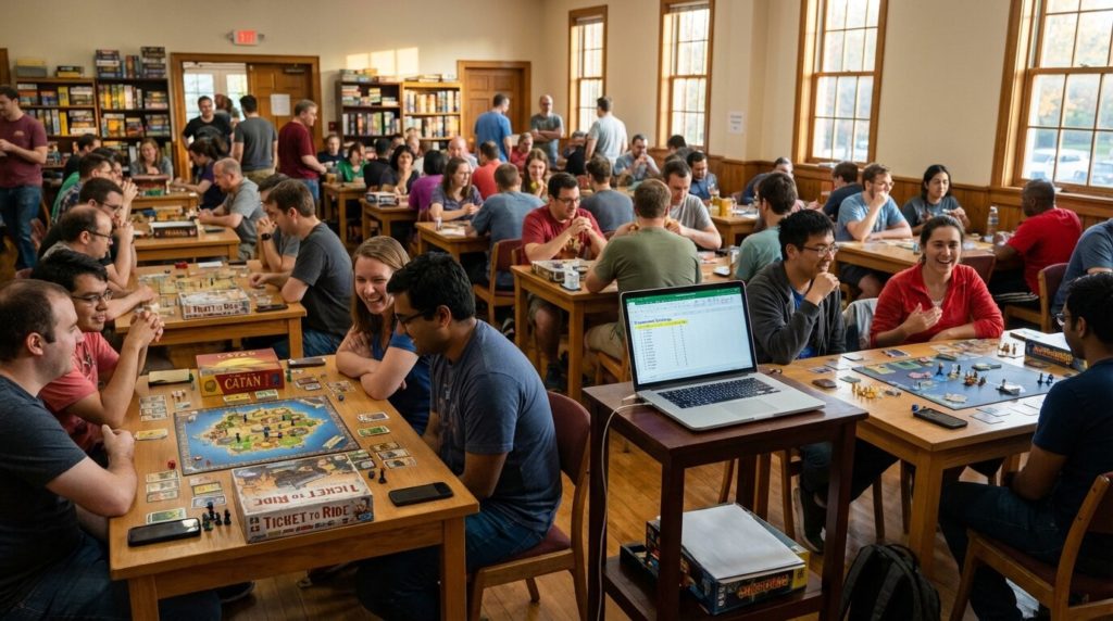 gracze skupieni przy monopoly